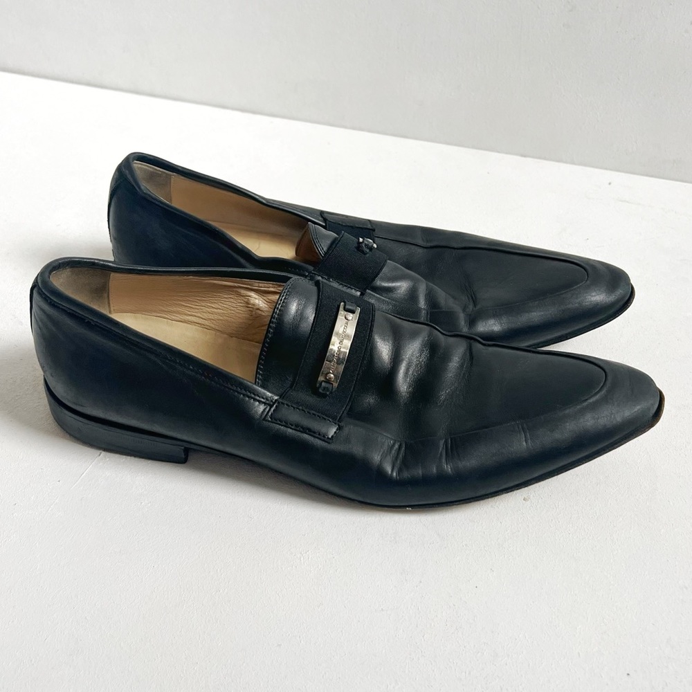 Alessandro Dell’Acqua | Black Leather Loafers
